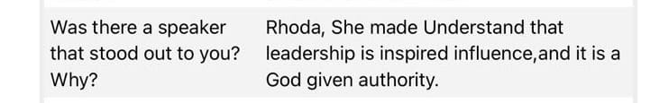 Rhonda Y. Williams Testimonial